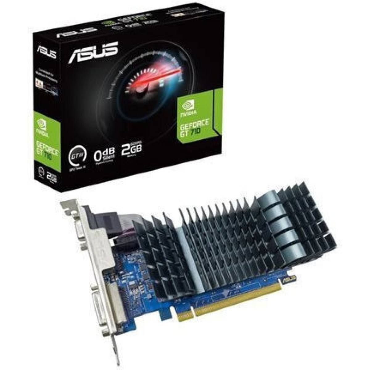 Asus GeForce GT 710 2GB GDDR3 Evo Κάρτα Γραφικών