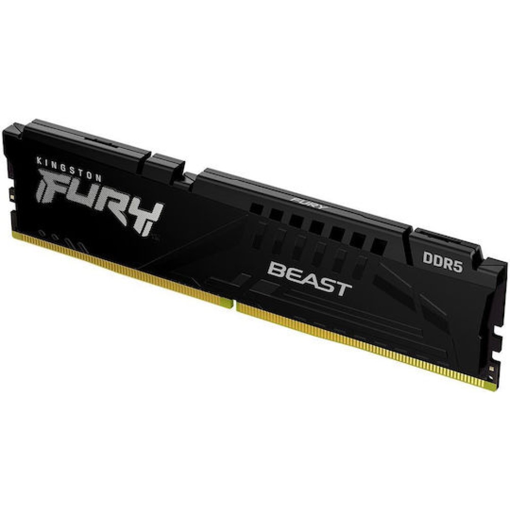 Kingston Fury Beast DDR5 με Module 1x16GB και Ταχύτητα 4800 για Desktop