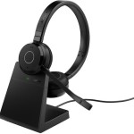 Jabra Evolve 65 Te, Link 390a Ms Stereo (6699-833-309) VOIP Headset (6699-833-309)