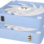 Thermaltake CT120 EX Case Fan με ARGB Φωτισμό και Σύνδεση 4-Pin PWM 3τμχ Hydrangea Blue