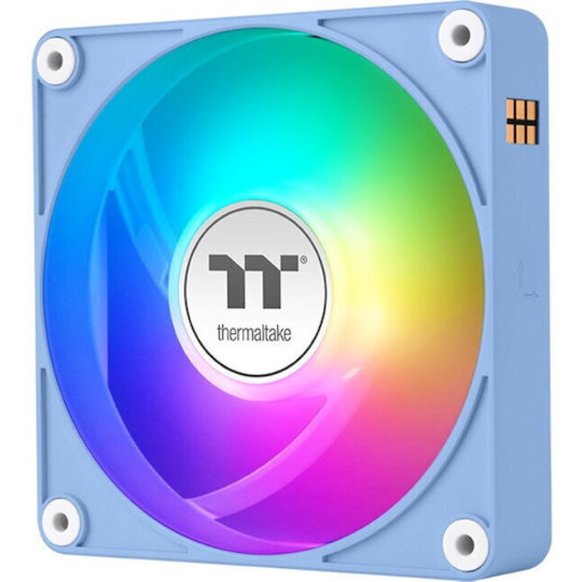 Thermaltake CT140 EX Case Fan με ARGB Φωτισμό και Σύνδεση 4-Pin PWM 3τμχ Hydrangea Blue