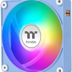 Thermaltake CT140 EX Case Fan με ARGB Φωτισμό και Σύνδεση 4-Pin PWM 3τμχ Hydrangea Blue
