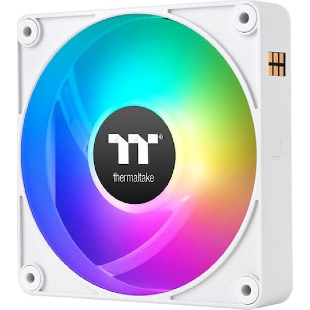 Thermaltake CT120 EX Reverse Case Fan με ARGB Φωτισμό και Σύνδεση 3-Pin / 4-Pin PWM 3τμχ Λευκό