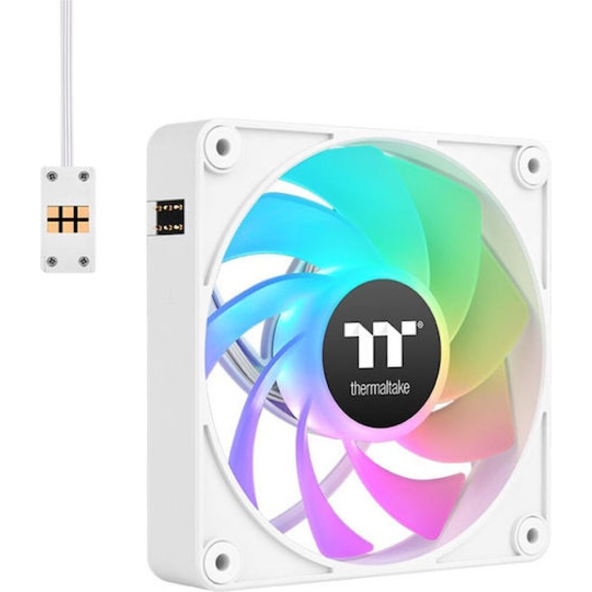 Thermaltake CT140 EX Reverse Case Fan με ARGB Φωτισμό και Σύνδεση 3-Pin / 4-Pin PWM 3τμχ Λευκό