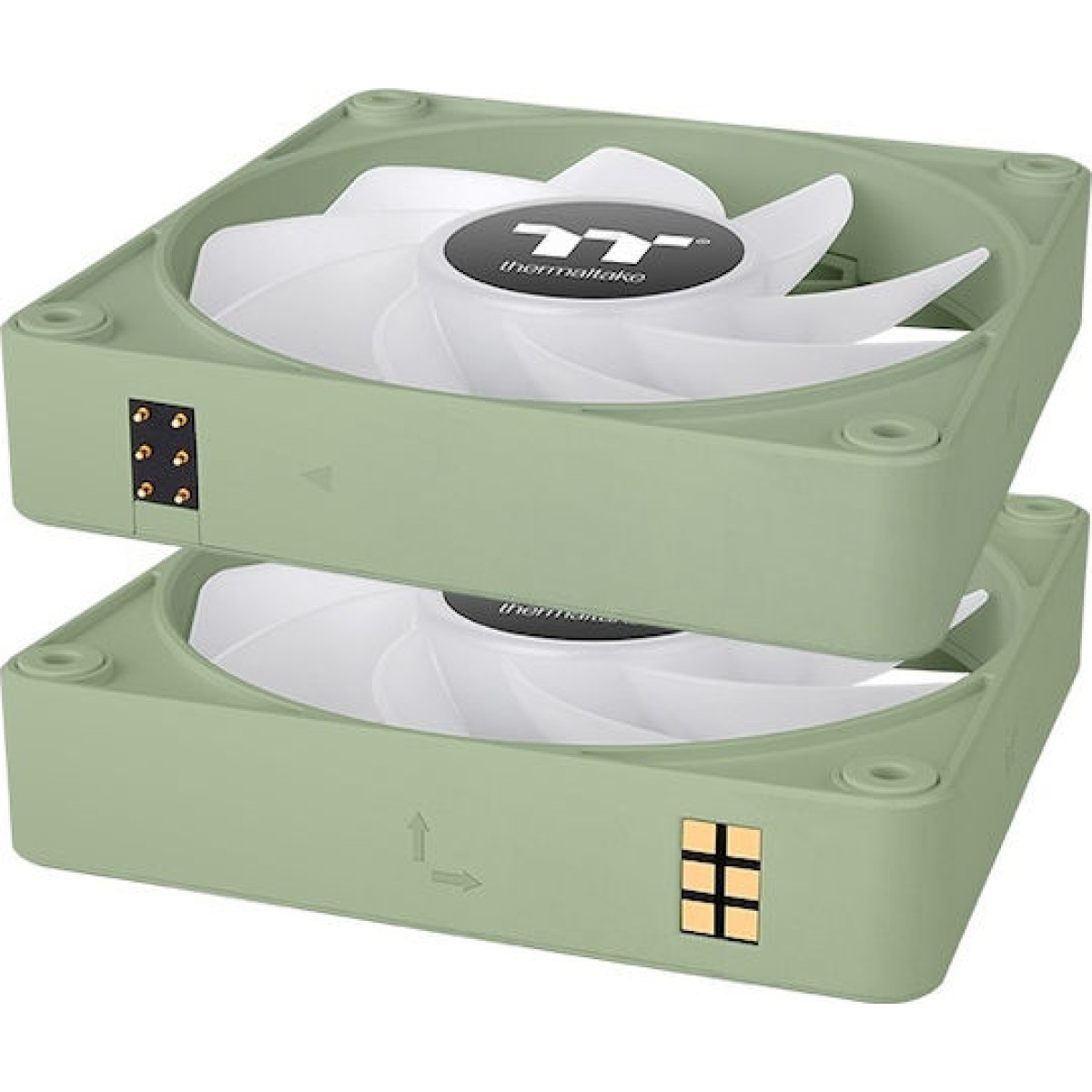 Thermaltake CT120 EX Reverse Case Fan με ARGB Φωτισμό και Σύνδεση 4-Pin PWM 3τμχ Matcha Green