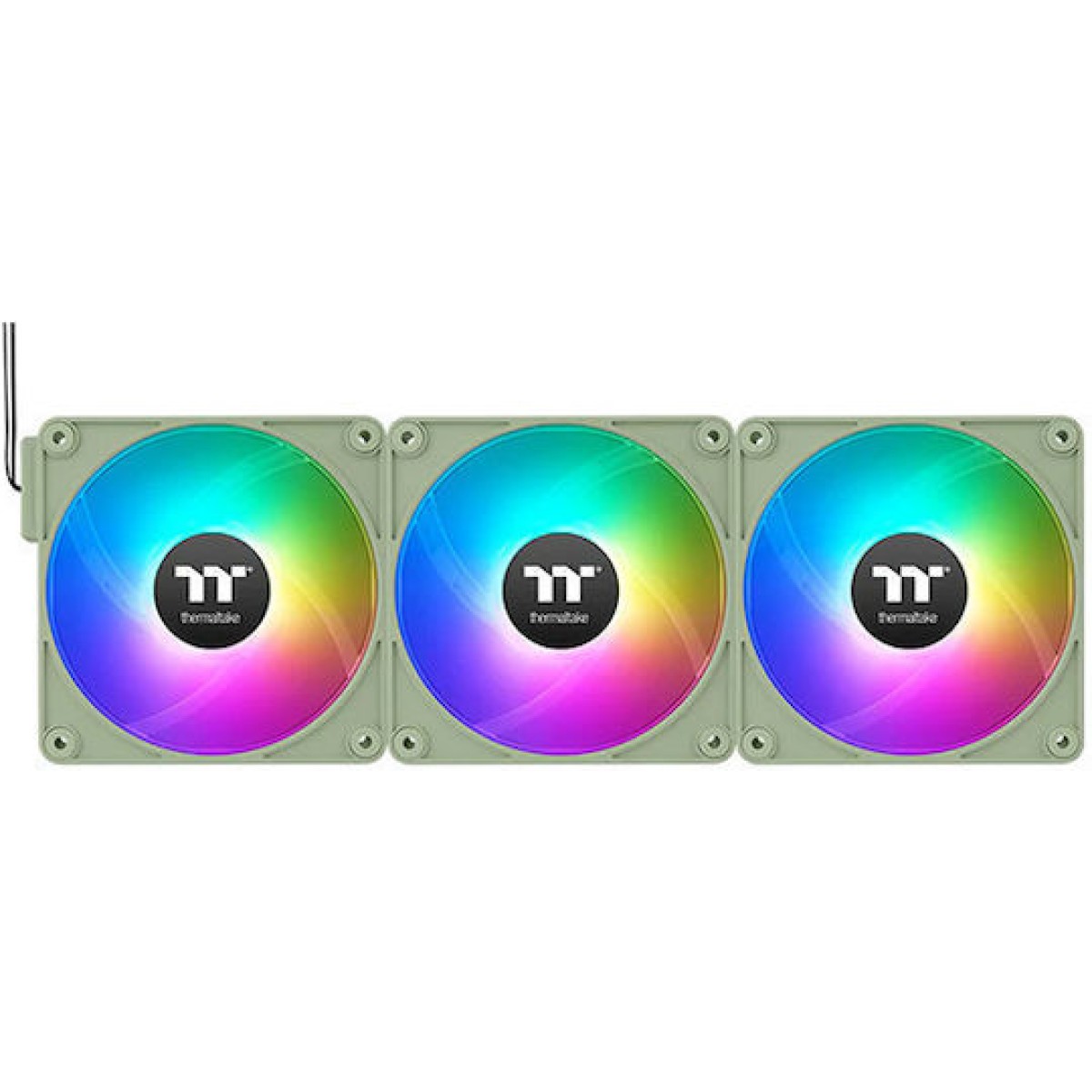 Thermaltake CT140 EX Reverse Case Fan με ARGB Φωτισμό και Σύνδεση 3-Pin / 4-Pin PWM Λευκό