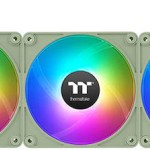 Thermaltake CT140 EX Reverse Case Fan με ARGB Φωτισμό και Σύνδεση 3-Pin / 4-Pin PWM Λευκό