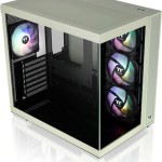 Thermaltake View 380 TG ARGB Gaming Midi Tower Κουτί Υπολογιστή Πράσινο