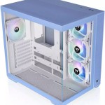 Thermaltake View 380 TG ARGB Gaming Midi Tower Κουτί Υπολογιστή με Πλαϊνό Παράθυρο Hydrangea Blue