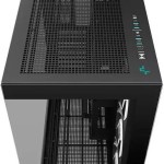 Deepcool CH780 Gaming Full Tower Κουτί Υπολογιστή με Πλαϊνό Παράθυρο και RGB Φωτισμό Μαύρο