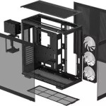 Deepcool CH780 Gaming Full Tower Κουτί Υπολογιστή με Πλαϊνό Παράθυρο και RGB Φωτισμό Μαύρο