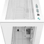 Deepcool CH780 Gaming Full Tower Κουτί Υπολογιστή με Πλαϊνό Παράθυρο και RGB Φωτισμό Λευκό