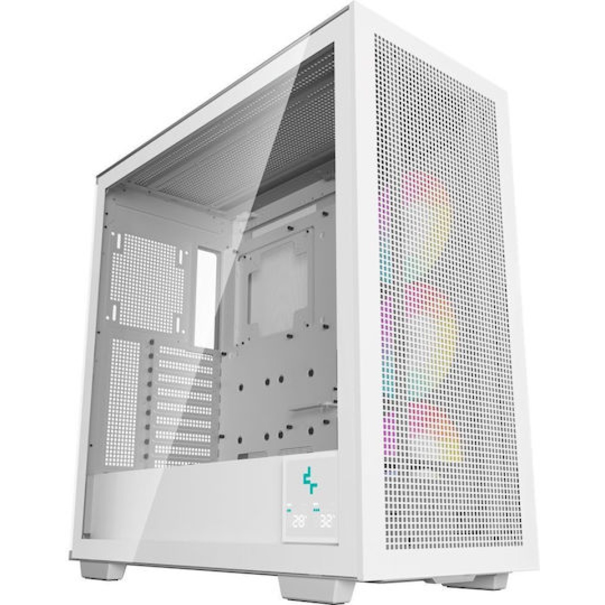 Deepcool Morpheus Gaming Full Tower Κουτί Υπολογιστή με Πλαϊνό Παράθυρο Λευκό