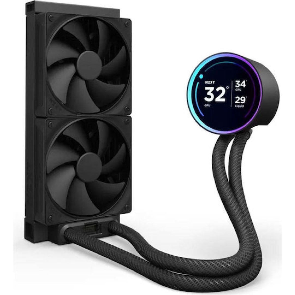 NZXT Kraken Elite 240 (v2) Υδρόψυξη Επεξεργαστή Διπλού Ανεμιστήρα 120mm για Socket AM4/AM5/1700/1200/115x