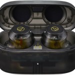 Audio Technica ATH-CKS30TW+TBK In-ear Bluetooth Handsfree Ακουστικά με Αντοχή στον Ιδρώτα και Θήκη Φόρτισης Μαύρα