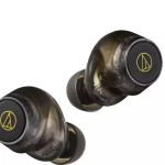Audio Technica ATH-CKS30TW+TBK In-ear Bluetooth Handsfree Ακουστικά με Αντοχή στον Ιδρώτα και Θήκη Φόρτισης Μαύρα