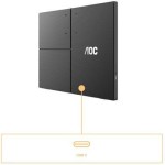 AOC 16T3EA IPS Φορητό Monitor 16