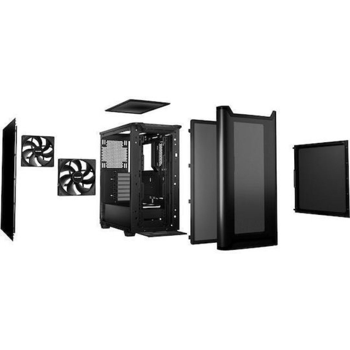 Be Quiet Pure Base 501 Midi Tower Κουτί Υπολογιστή Airflow Black