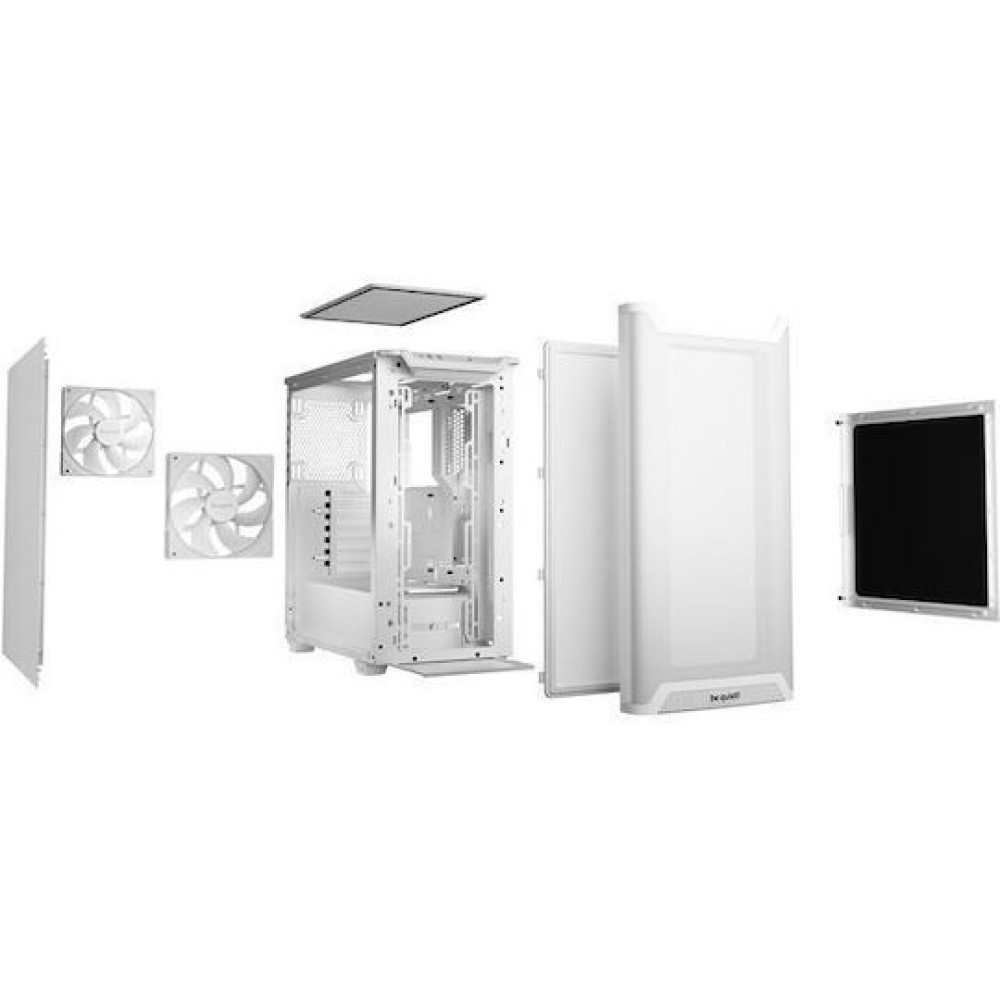 Be Quiet Pure Base 501 Midi Tower Κουτί Υπολογιστή Airflow White