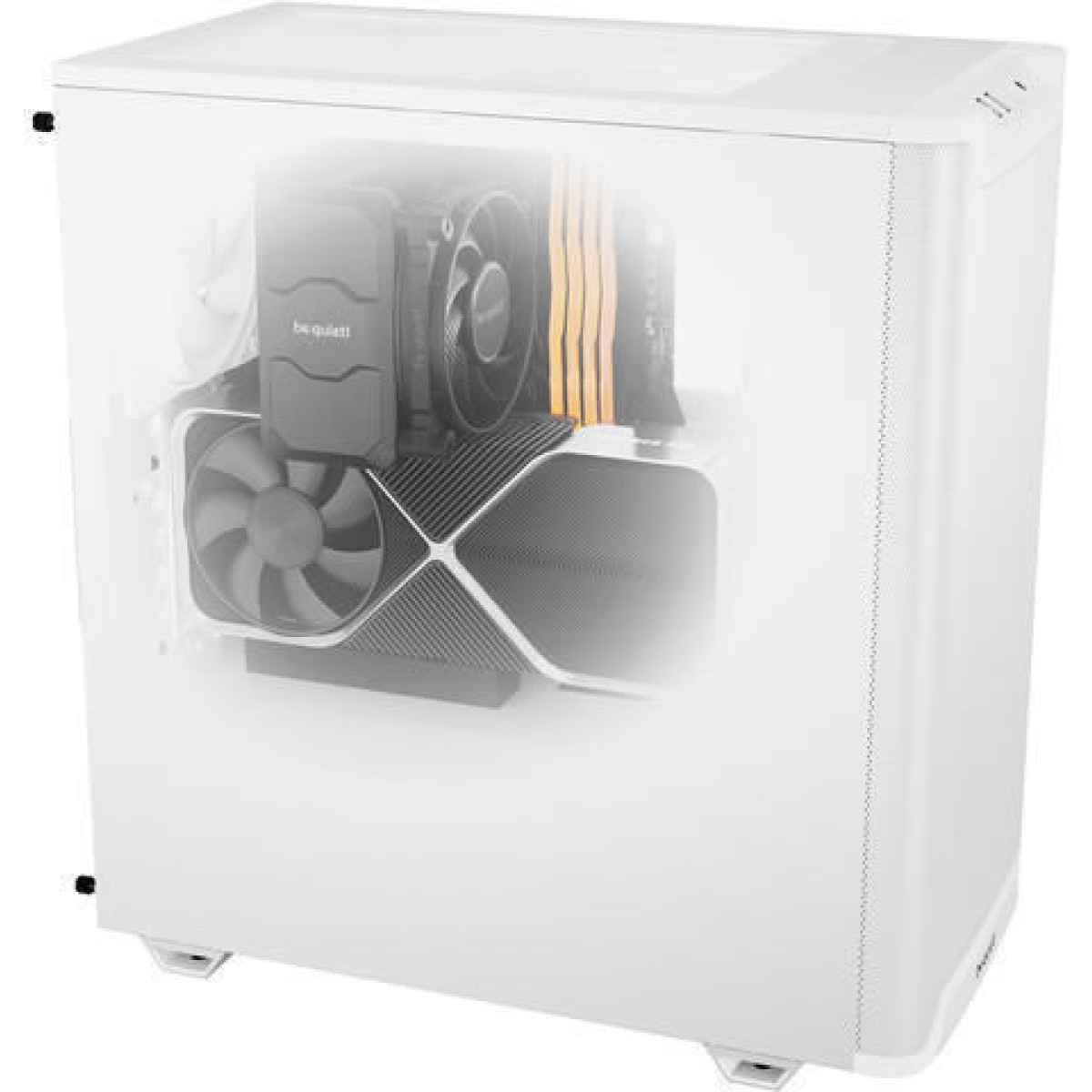 Be Quiet Pure Base 501 Midi Tower Κουτί Υπολογιστή Airflow White