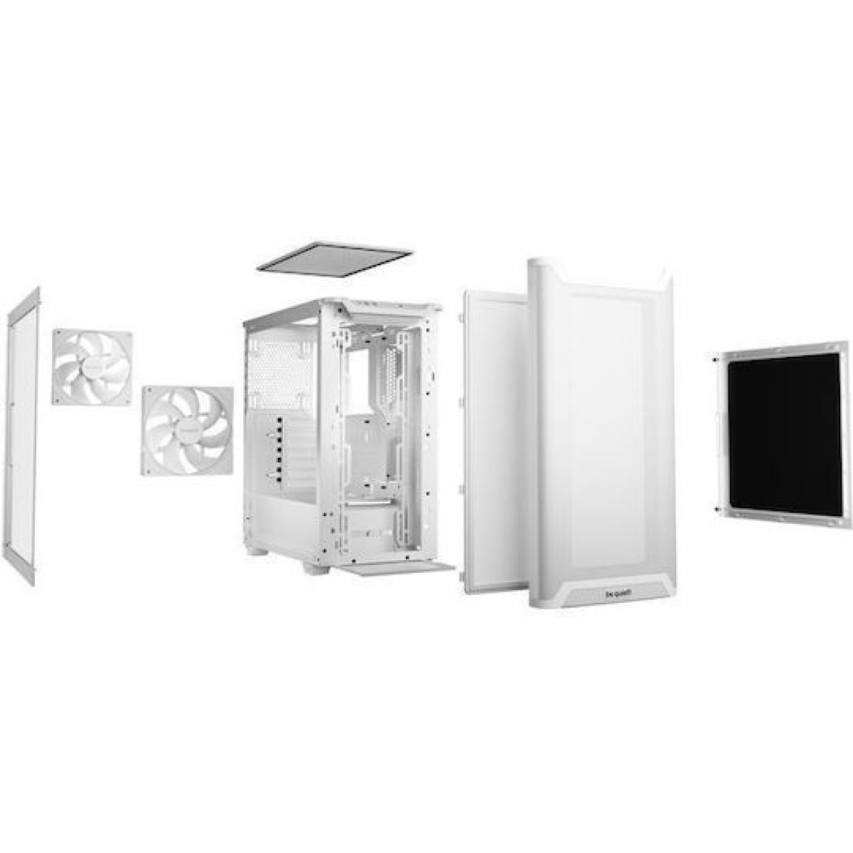 Be Quiet Pure Base 501 Midi Tower Κουτί Υπολογιστή με Πλαϊνό Παράθυρο Airflow Window White