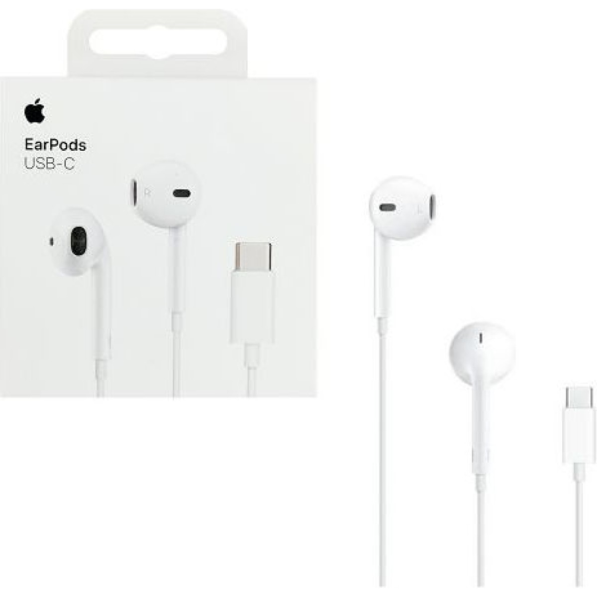 Apple Earpods MYQY3 Handsfree Ακουστικά με Βύσμα USB-C Λευκό