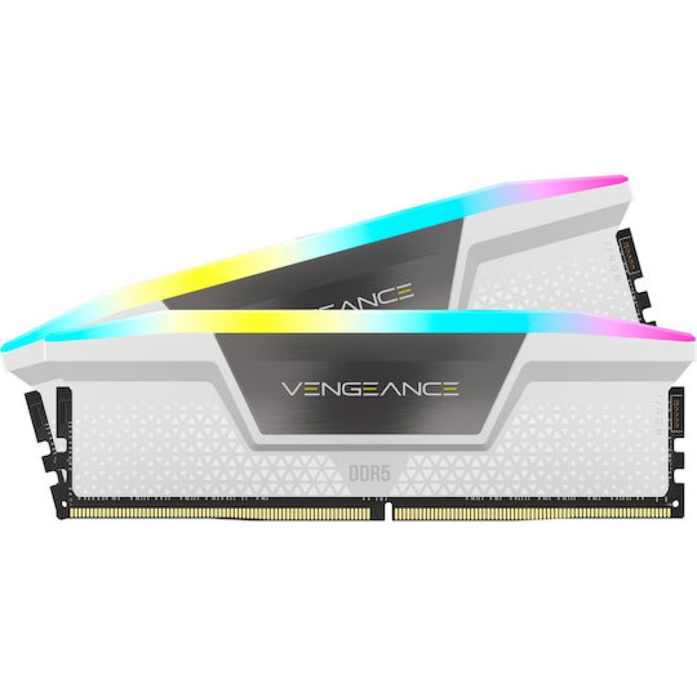 Corsair Vengeance RGB XMP DDR5 32GB RAM με 2x16GB Modules και Ταχύτητα 6000 για Desktop
