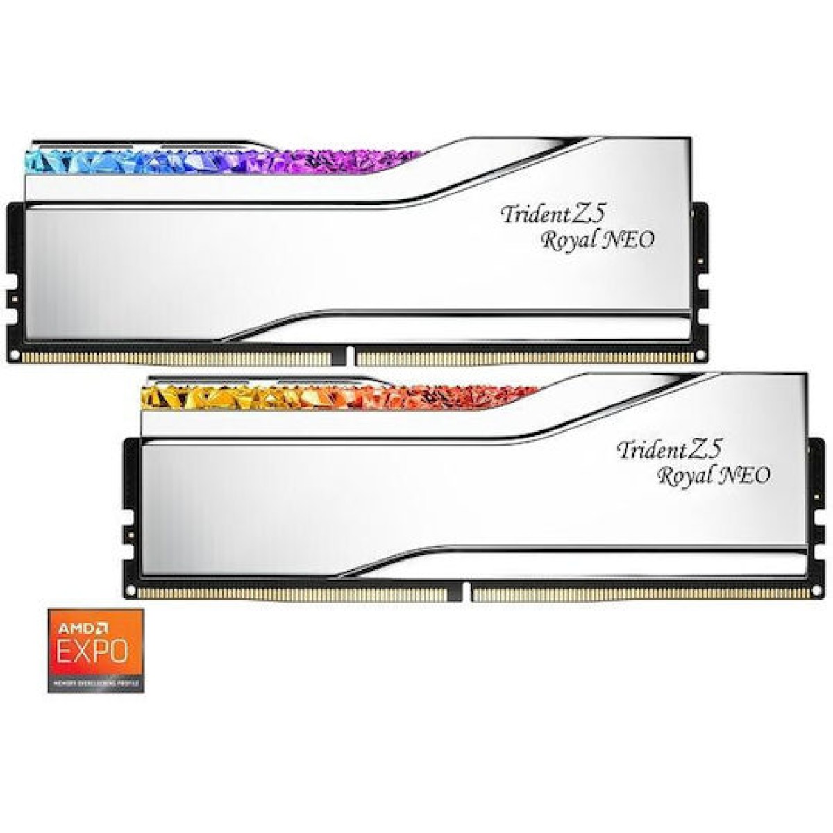 G.Skill Trident Z5 Royal DDR5 32GB RAM με 2x16GB Modules και Ταχύτητα 6400 για Desktop