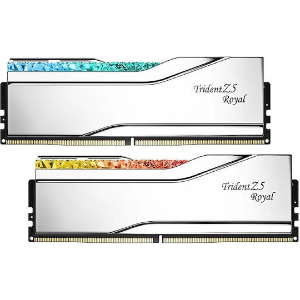 G.Skill Trident Z5 Royal RGB DDR5 48GB RAM με 2x24GB Modules και Ταχύτητα 8200 για Desktop