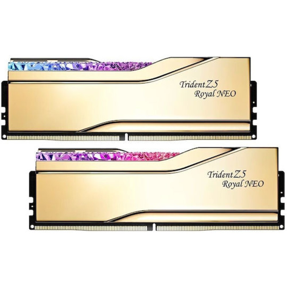 G.Skill Trident Z5 Royal Neo EXPO RGB DDR5 32GB RAM με 2x16GB Modules και Ταχύτητα 8000 για Desktop
