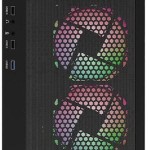 Aerocool Pivot-G-BK-v3 Gaming Midi Tower Κουτί Υπολογιστή με ARGB Φωτισμό Μαύρο