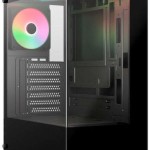 Aerocool Pivot-G-BK-v3 Gaming Midi Tower Κουτί Υπολογιστή με ARGB Φωτισμό Μαύρο