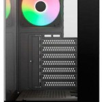 Aerocool Pivot-G-BK-v3 Gaming Midi Tower Κουτί Υπολογιστή με ARGB Φωτισμό Μαύρο