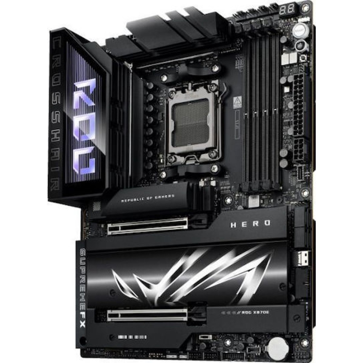Asus ROG CROSSHAIR X870E HERO Wi-Fi Motherboard ATX με AMD AM5 Socket 90MB1IE0-M0EAY0