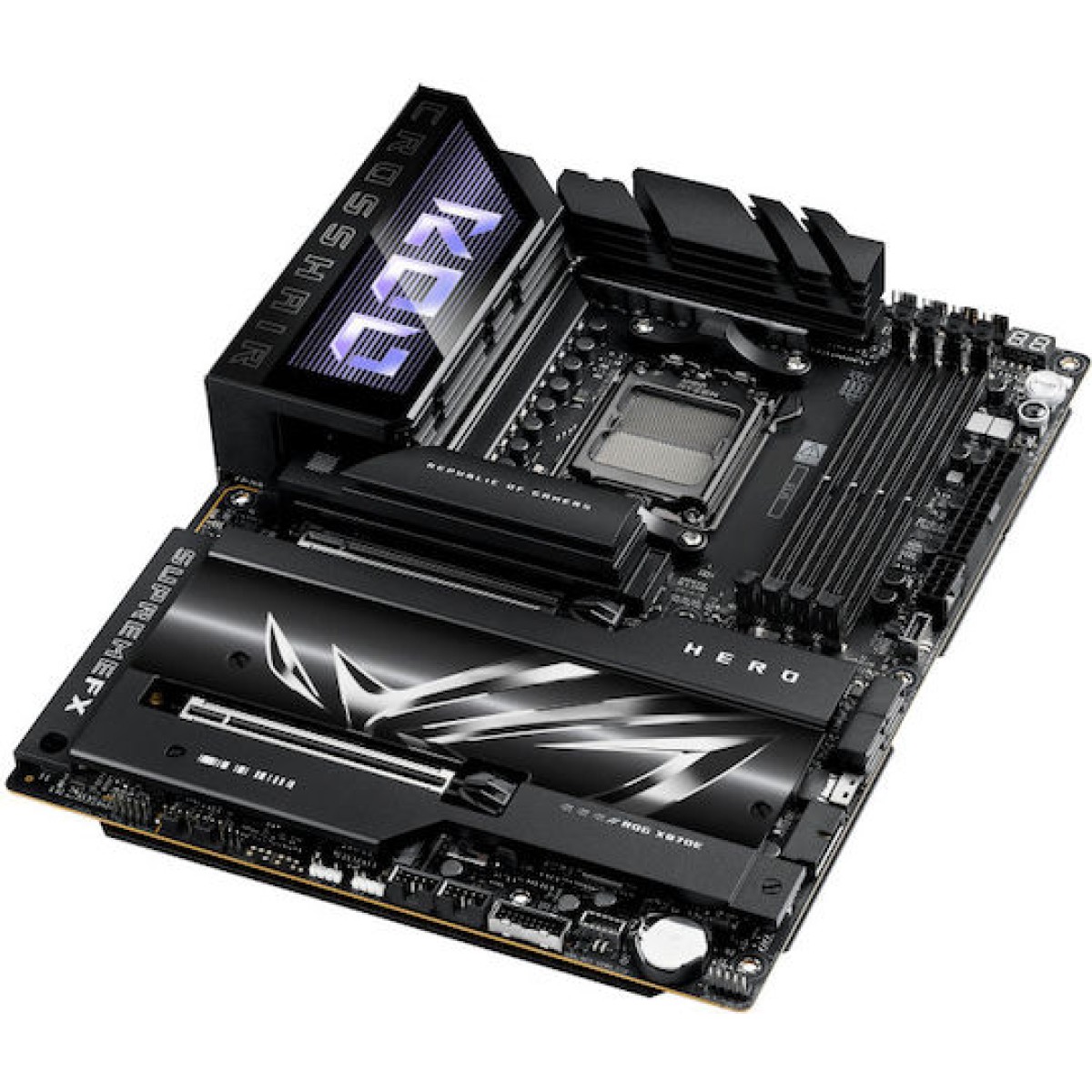 Asus ROG CROSSHAIR X870E HERO Wi-Fi Motherboard ATX με AMD AM5 Socket 90MB1IE0-M0EAY0