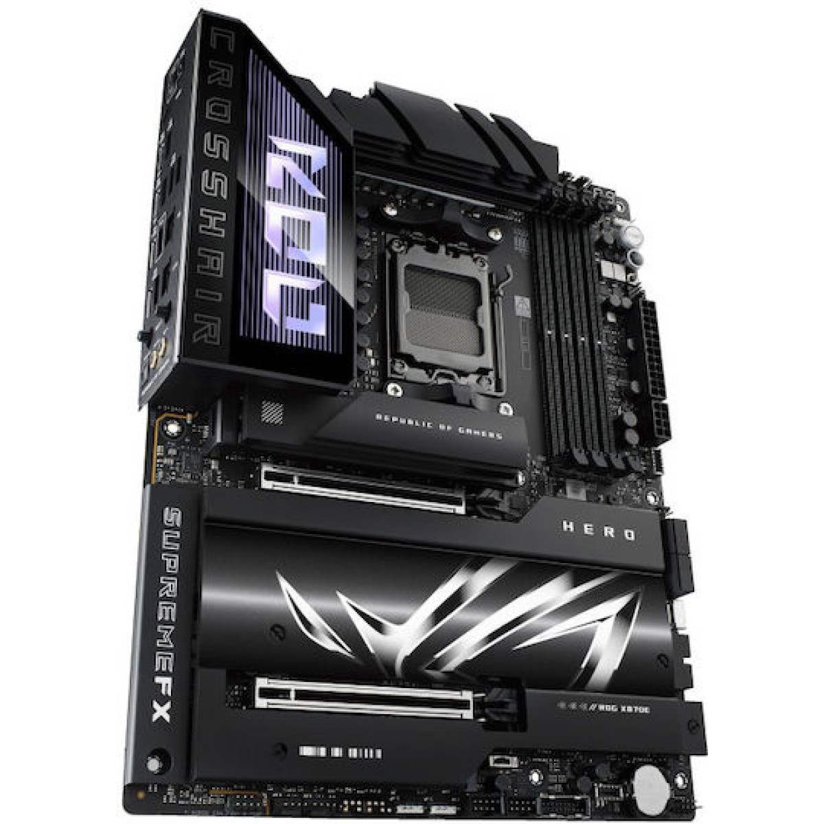 Asus ROG CROSSHAIR X870E HERO Wi-Fi Motherboard ATX με AMD AM5 Socket 90MB1IE0-M0EAY0