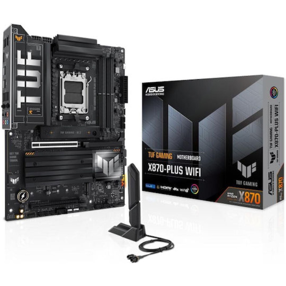 Asus TUF GAMING X870-PLUS WIFI Motherboard ATX με AMD AM5 Socket 90MB1IU0-M0EAY0