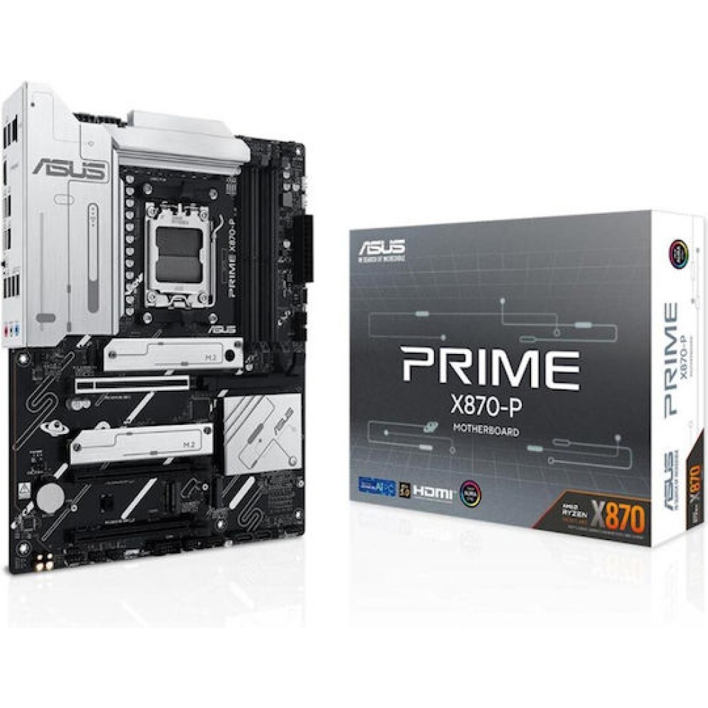 Asus PRIME X870-P Motherboard ATX με AMD AM5 Socket 90MB1IT0-M0EAY0