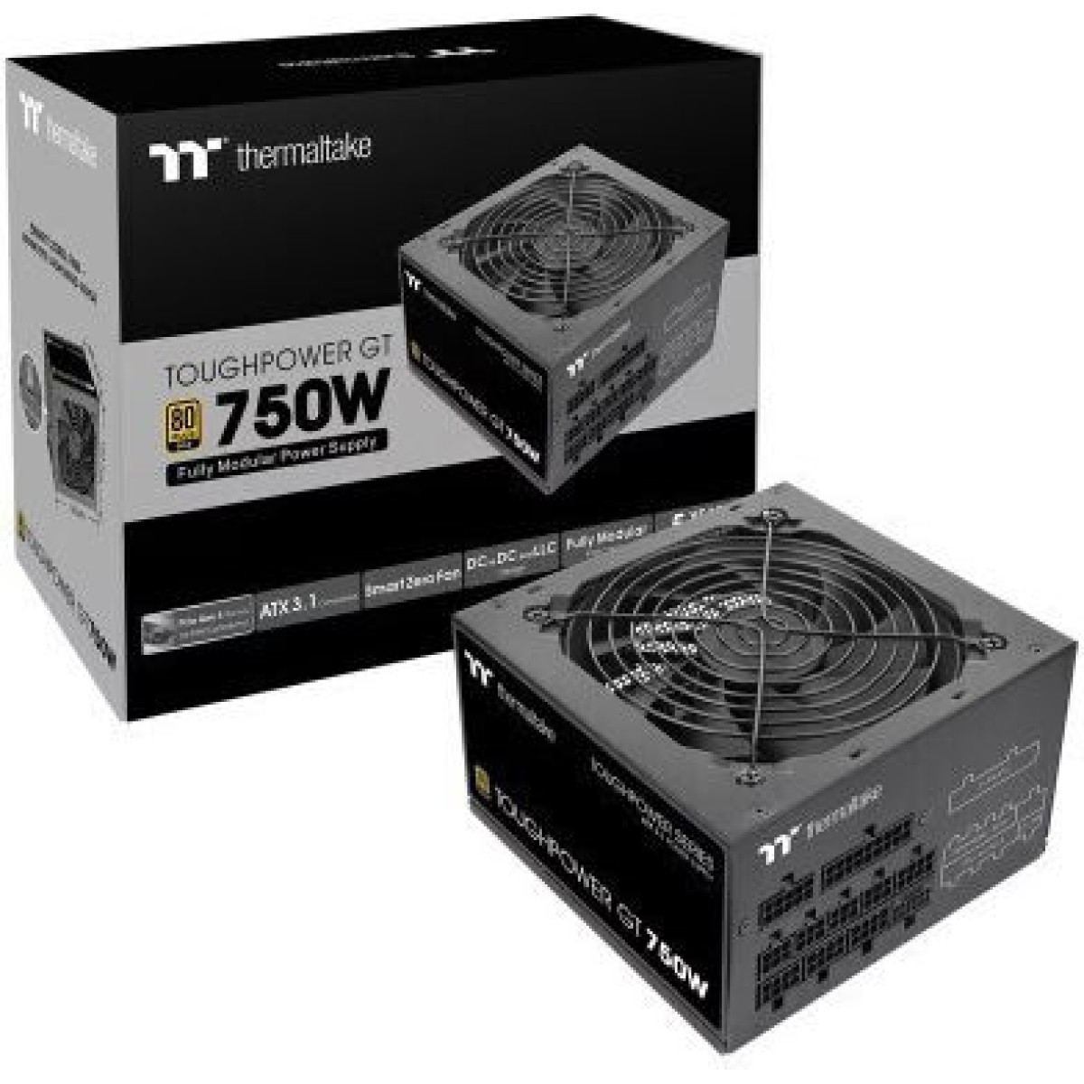 Thermaltake Toughpower GT 750W Μαύρο Τροφοδοτικό Υπολογιστή Full Modular 80 Plus Gold