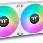 Thermaltake TH280 Ultra EX Snow Edition (v2) Υδρόψυξη Επεξεργαστή Διπλού Ανεμιστήρα 120mm για Socket AM4/AM5/1700/1200/115x με ARGB Φωτισμό