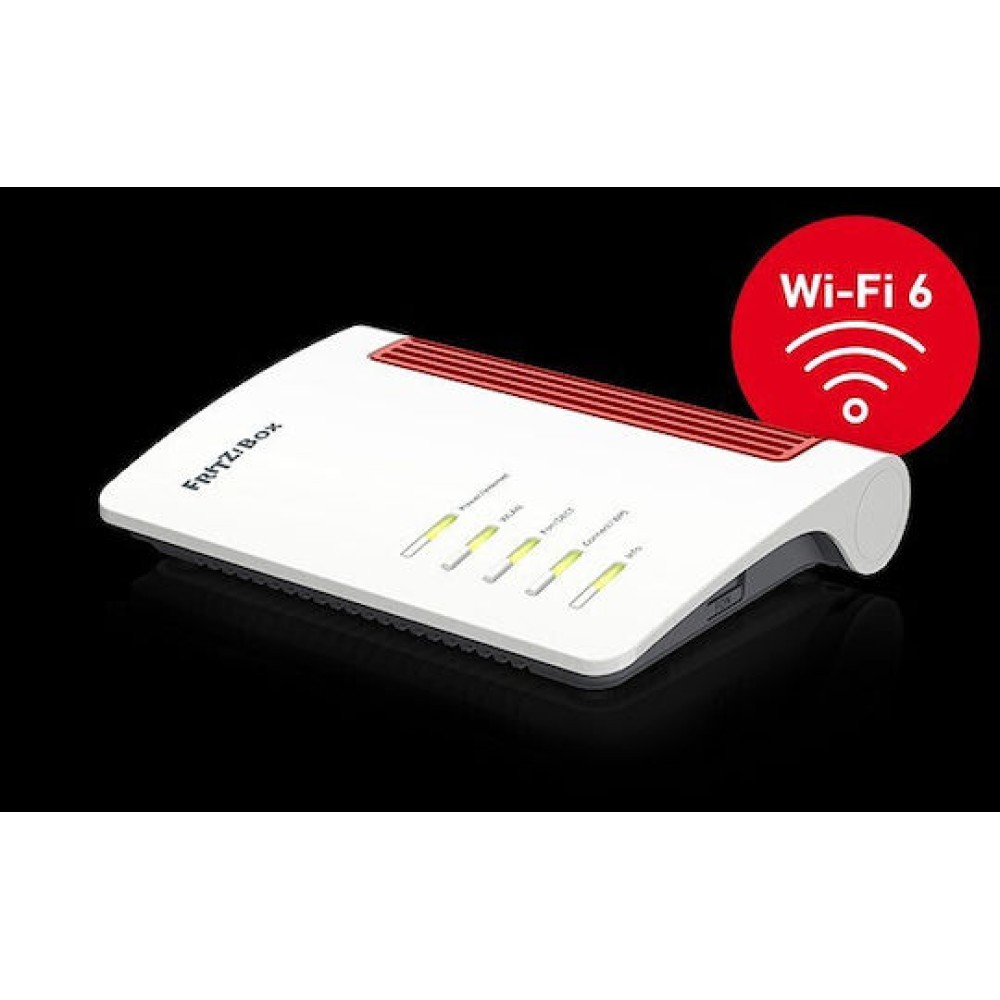 AVM FRITZ!Box 4050 Ασύρματο Router Wi‑Fi 6 με 3 Θύρες Gigabit Ethernet