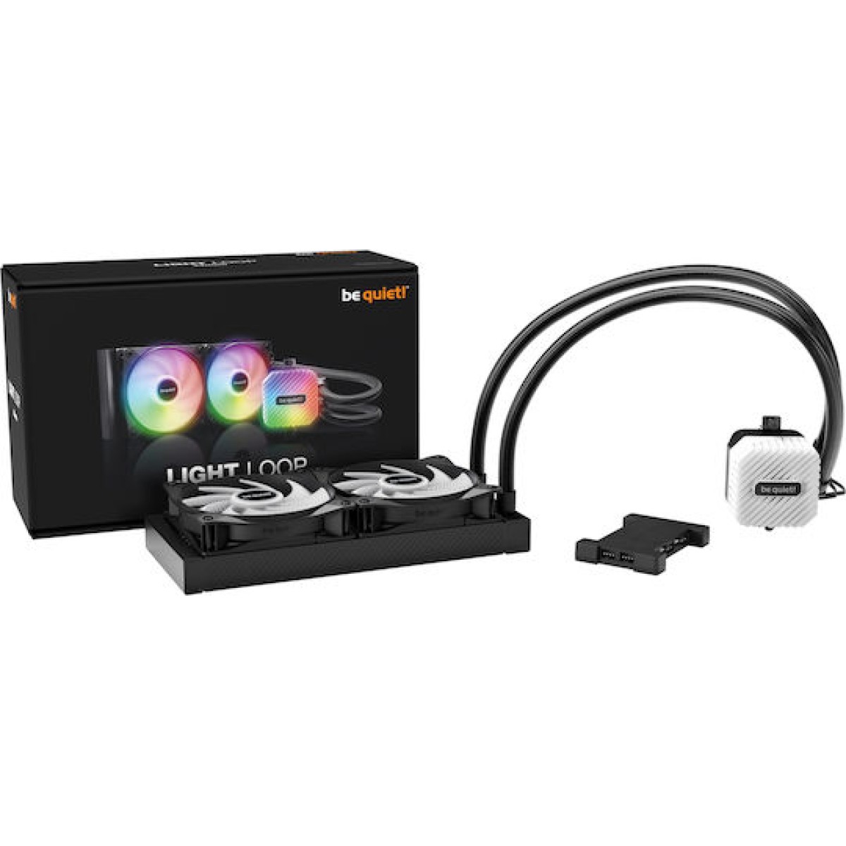 Be Quiet Light Loop Υδρόψυξη Επεξεργαστή Διπλού Ανεμιστήρα 120mm για Socket AM4/AM5/1700/1200/115x με ARGB Φωτισμό