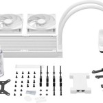 Be Quiet Light Loop Υδρόψυξη Επεξεργαστή Διπλού Ανεμιστήρα 120mm για Socket AM4/AM5/1700/1200/115x με ARGB Φωτισμό Λευκή