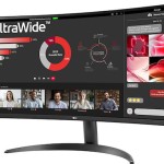 LG 34WR50QK-B Ultrawide VA HDR Curved Monitor 34