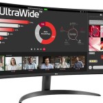 LG 34WR50QK-B Ultrawide VA HDR Curved Monitor 34