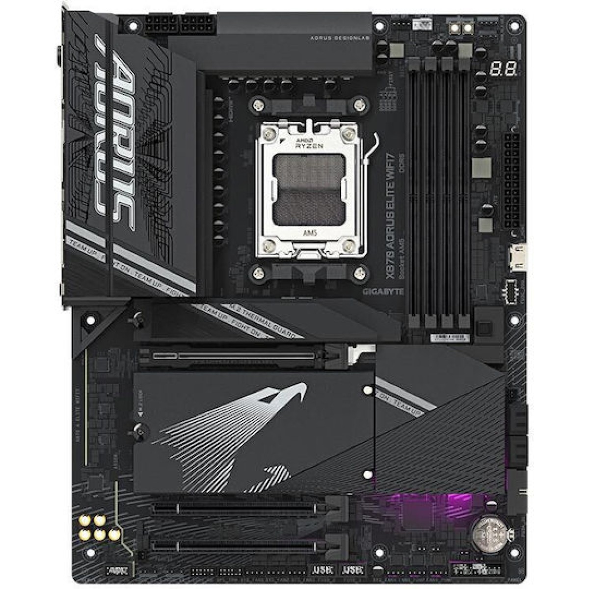 Gigabyte X870 Aorus Elite WIFI7 Motherboard ATX με AMD AM5 Socket