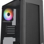 Aerocool Hexform Gaming Mini Tower Κουτί Υπολογιστή με Πλαϊνό Παράθυρο Μαύρο