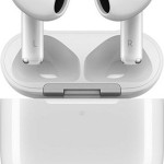 Apple AirPods 4 Earbud Bluetooth Handsfree Ακουστικά με Αντοχή στον Ιδρώτα και Θήκη Φόρτισης Λευκά