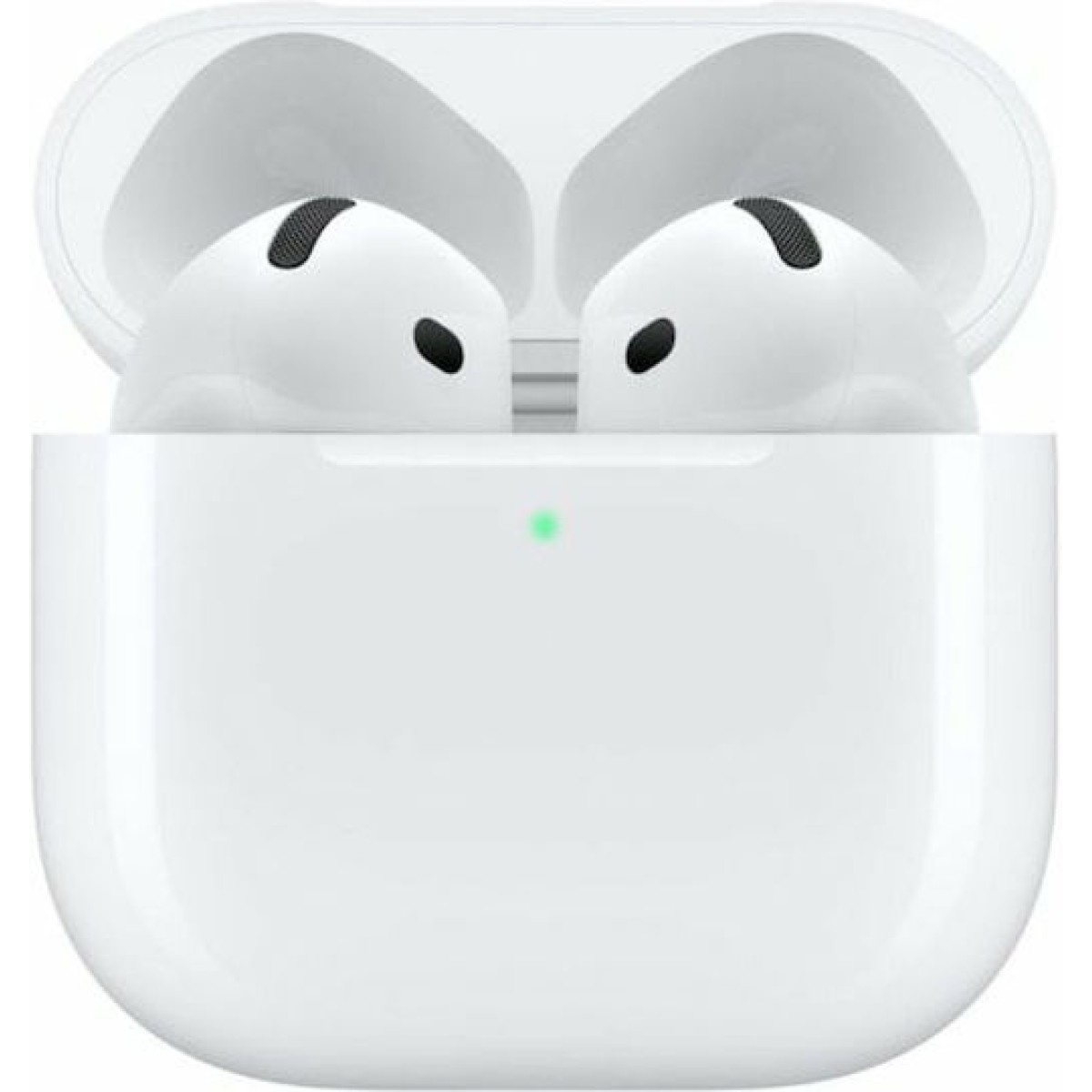 Apple AirPods 4 Earbud Bluetooth Handsfree Ακουστικά με Αντοχή στον Ιδρώτα και Θήκη Φόρτισης Λευκά