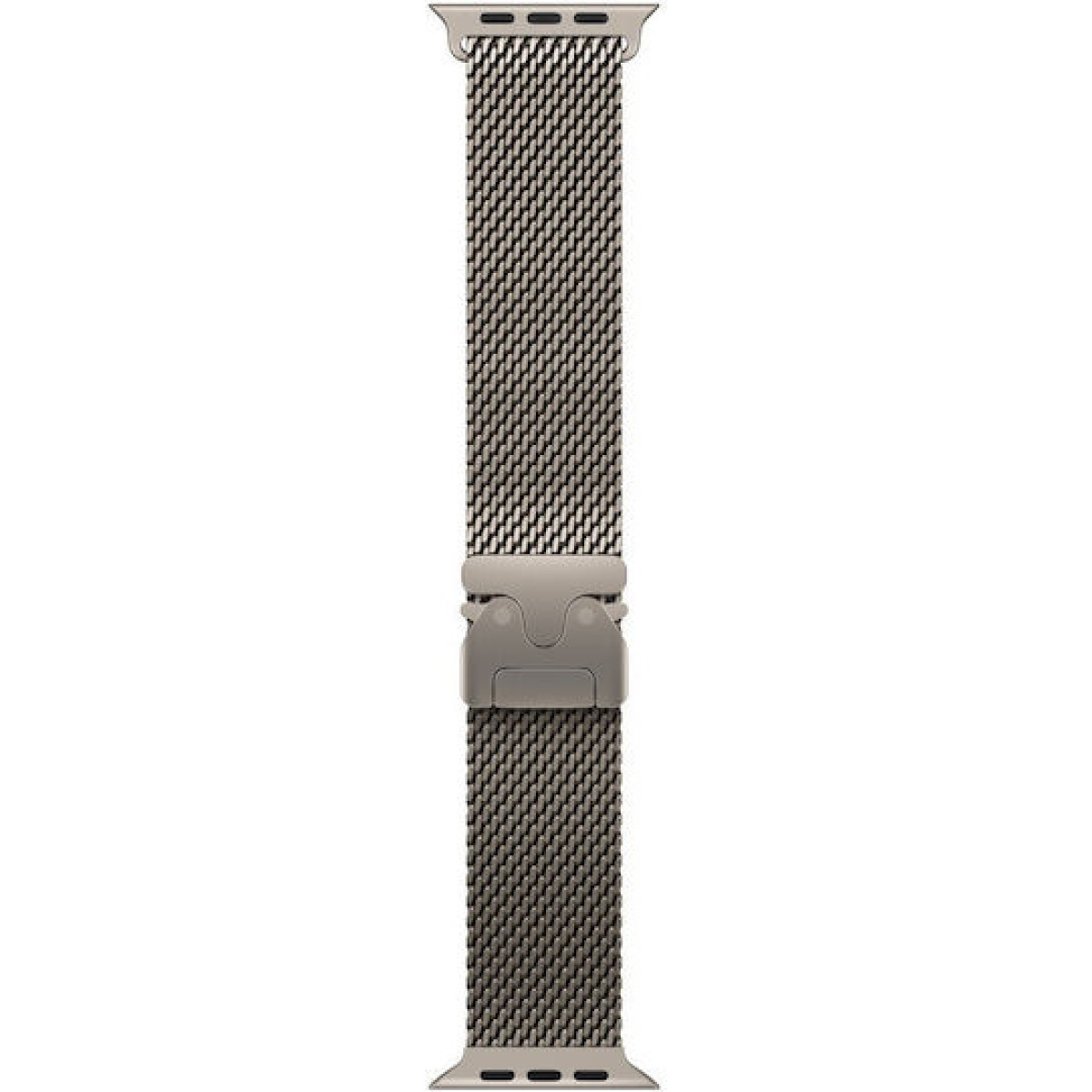 Apple Watch Ultra 2 2024 Titanium 49mm Αδιάβροχο με eSIM και Παλμογράφο (Natural με Natural Titanium Milanese Loop - Small)